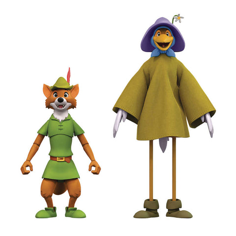 Disney Ultimates Wv2 Robin Hood Robin Hood Stork Costume Action Figure