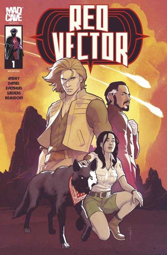 Red Vector #1 (Of 5) Cover A Chris Evenhuis