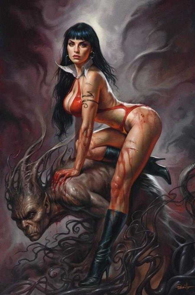 Vampirella (2026) #3 Cover F Lucio Parrillo Premium Metal Cover Variant