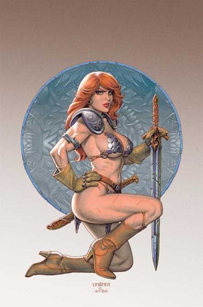 Red Sonja She Devil With A Sword #3 Cover G Joseph Michael Linsner Limited Full Art Variant
