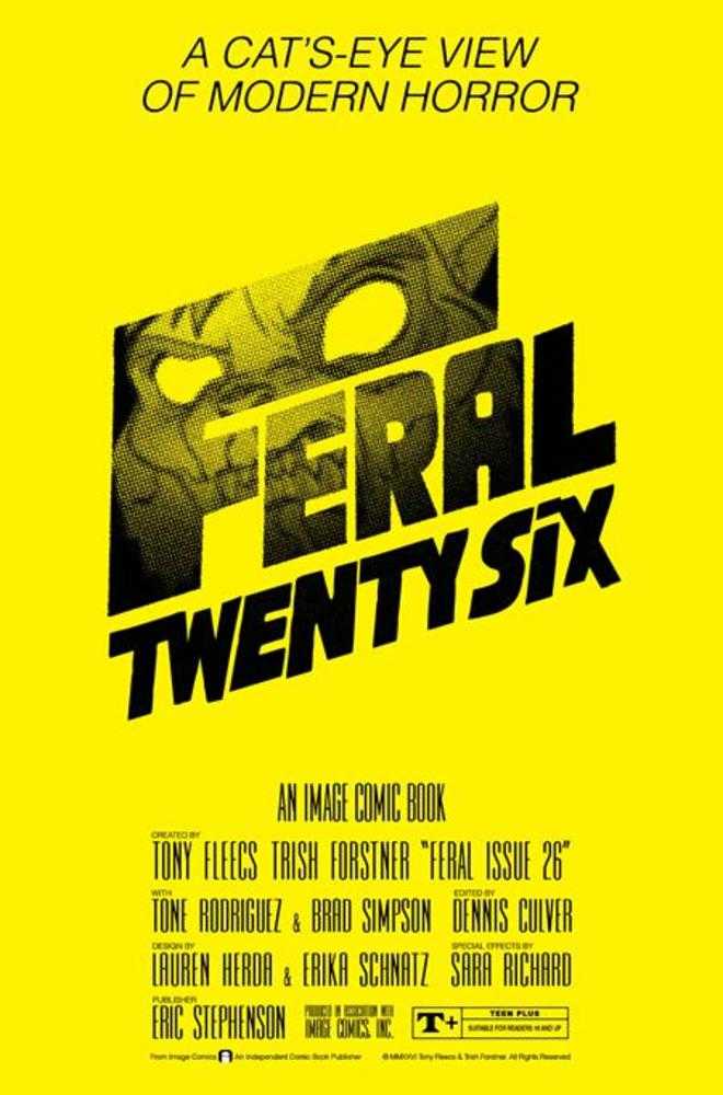 Feral #26 Cover B Tony Fleecs & Trish Forstner The Shining Homage Variant