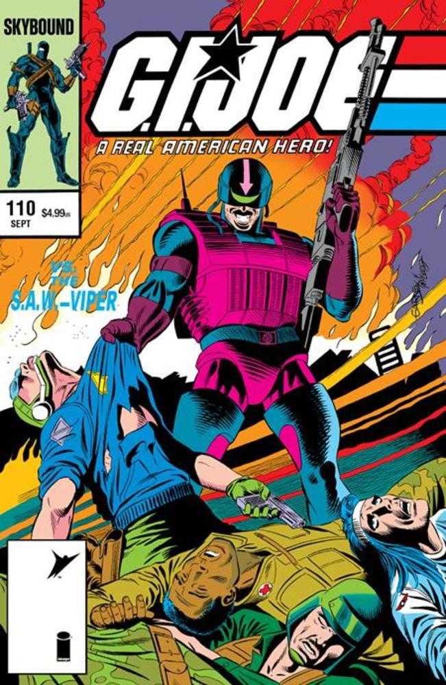 G.I. Joe A Real American Hero #110 Hama Files Edition Cover C Ron Garney & Bob McLeod Foil Variant