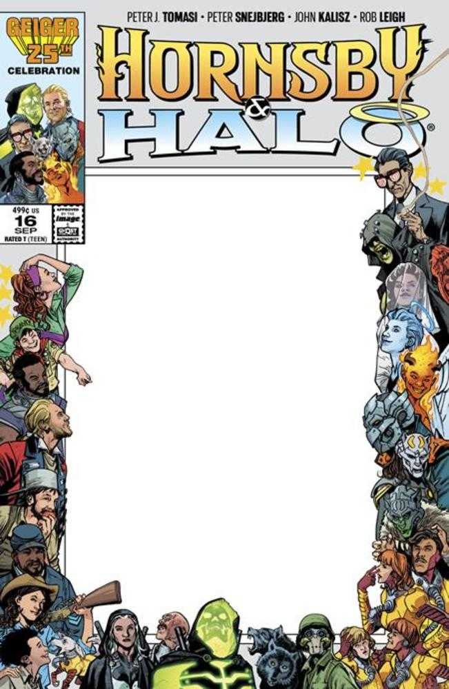 Hornsby & Halo #16 Cover C Blank Sketch Variant