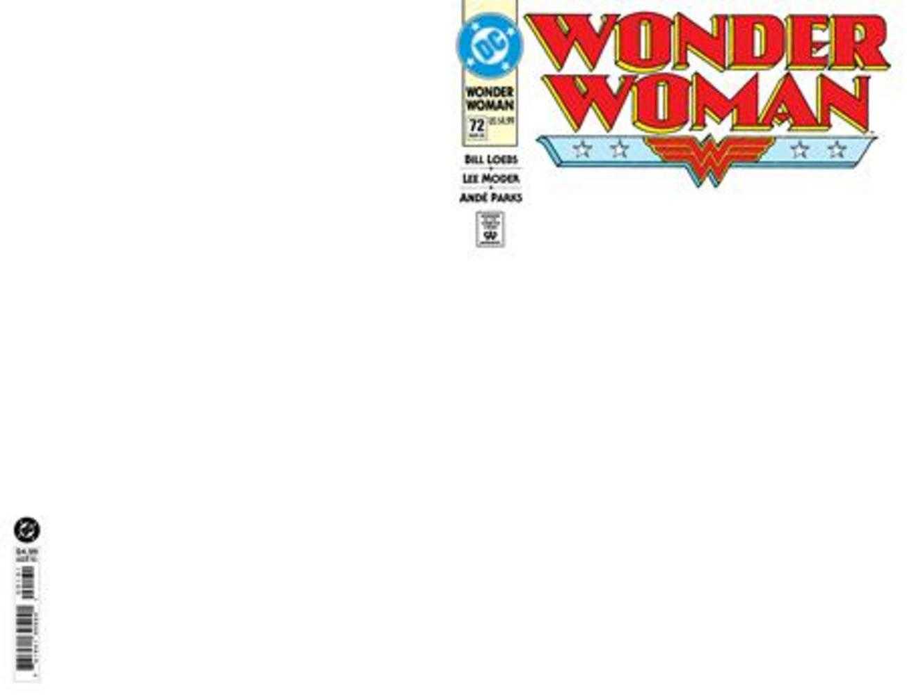 Wonder Woman #72 Facsimile Edition Cover B Jason Geyer & Alex Saviuk Wonder Woman Super Powers Card Stock Variant