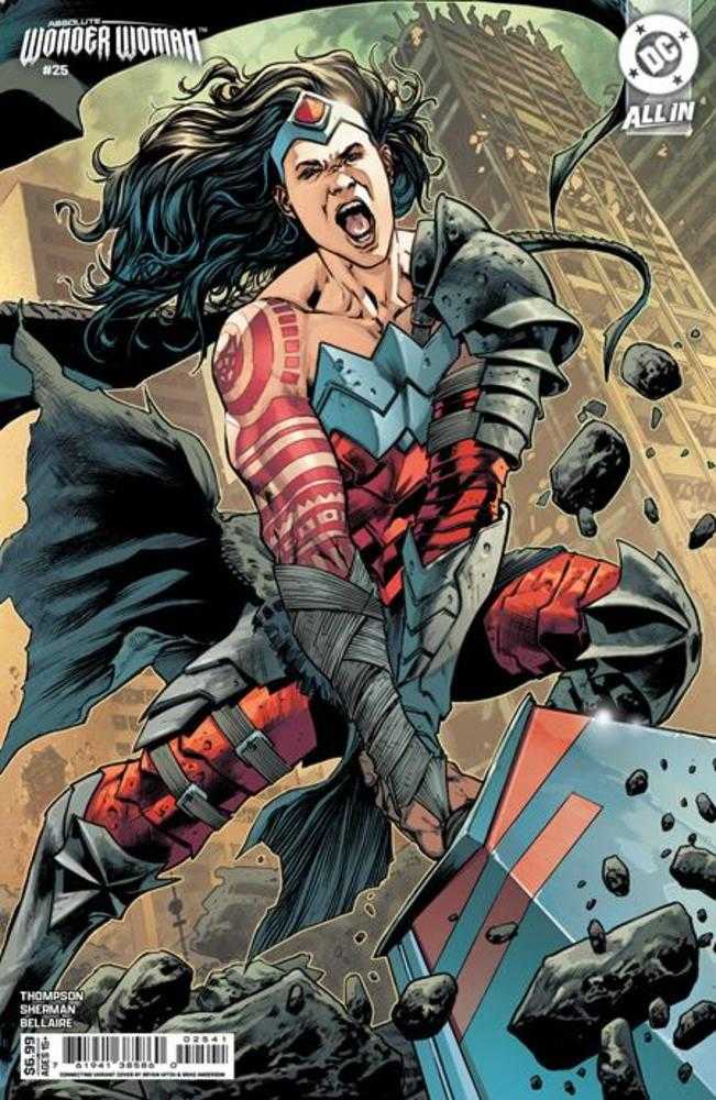 Absolute Wonder Woman #25 Cover D Bryan Hitch Connecting Card Stock Variant