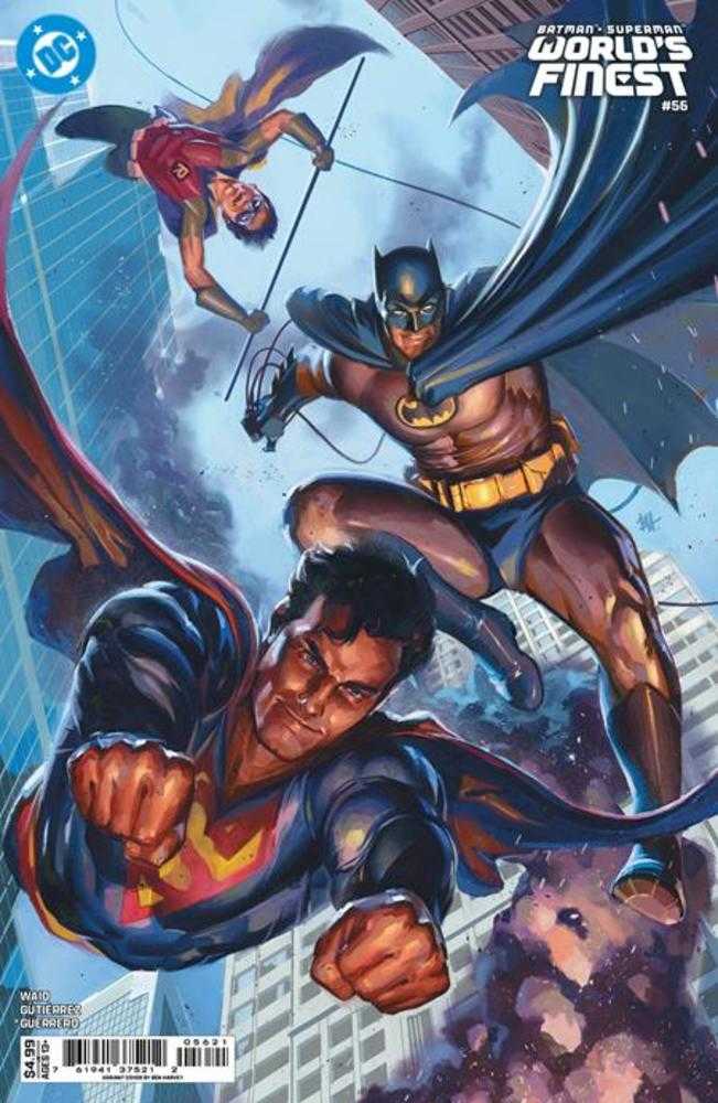Batman Superman Worlds Finest #56 Cover B Ben Harvey Card Stock Variant