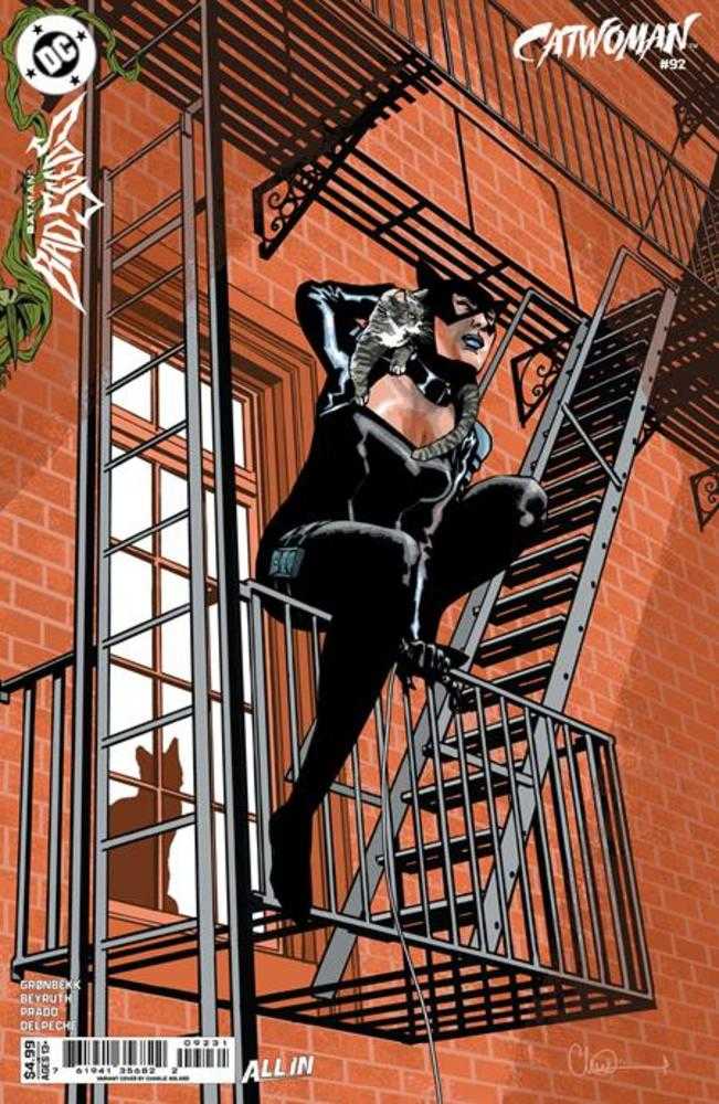 Catwoman #92 Cover C Charlie Adlard Card Stock Variant (Batman Bad Seeds)