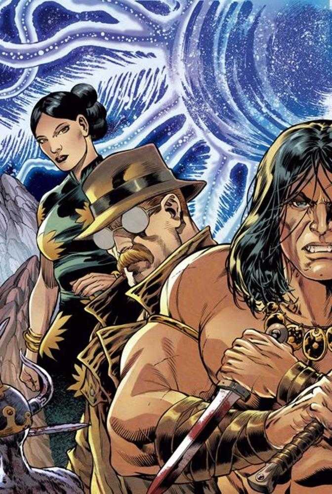 Conan The Barbarian Tides Of The Tyrant King #2 (Of 4) Cover E Jesus Merino Virgin Cardstock Connecting Variant (Mature)