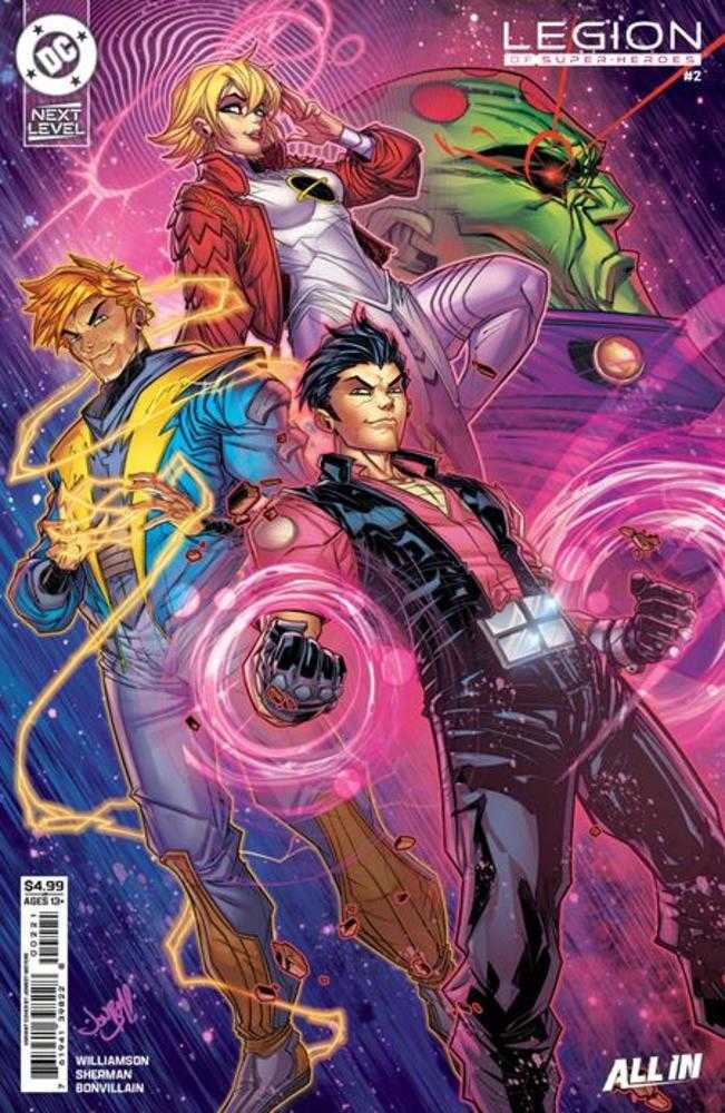 Legion Of Super Heroes #2 Cover B Jonboy Meyers Card Stock Variant