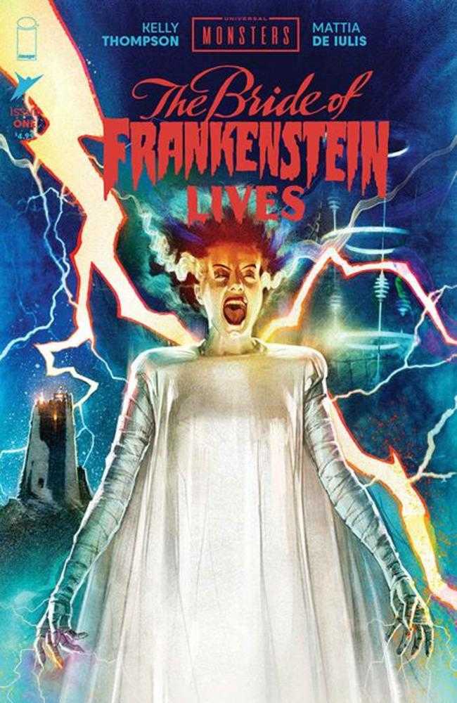 Universal Monsters The Bride Of Frankenstein Lives #1 (Of 4) Cover B Joshua Middleton Variant