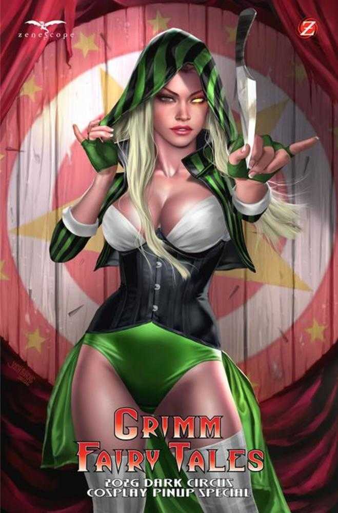 Grimm Fairy Tales 2026 Dark Circus Cosplay Pinup Special (One Shot) Cover B Josh Burns Variant