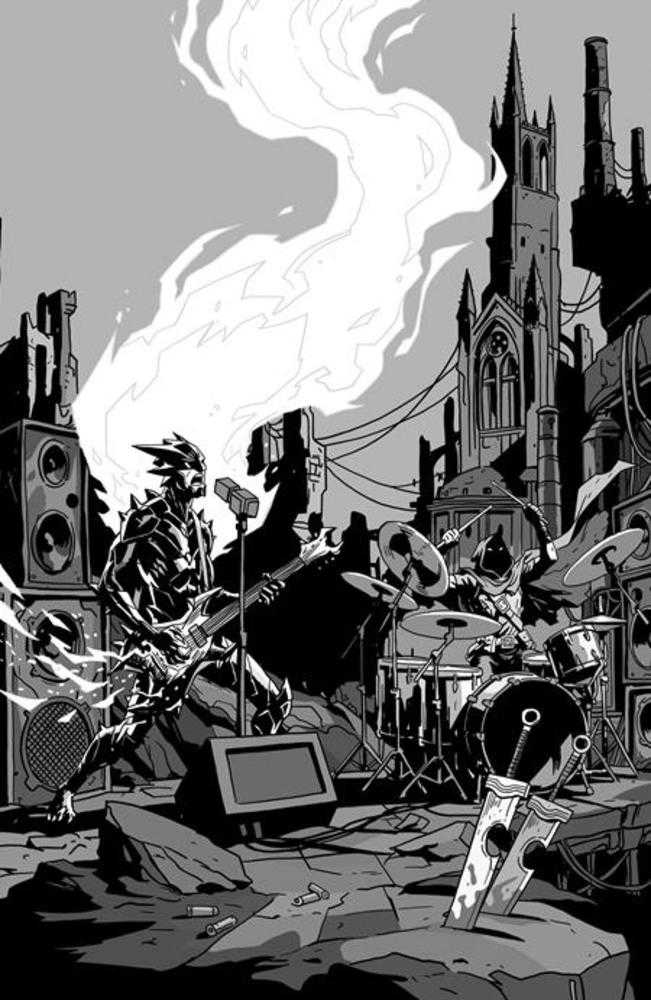 Fireborn #6 Cover F Emmanuel Gervasoni Cardstock Concert Black & White Variant