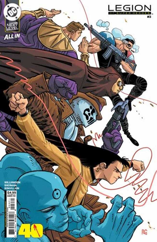Legion Of Super Heroes #3 Cover F Rafael Grampa Watchmen 40 Th Anniversary Card Stock Variant