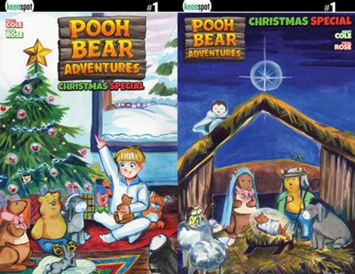 Pooh Bear Adventures Christmas Special #1 (One Shot) Cover D Tessa Rose Holofoil Flip Variant