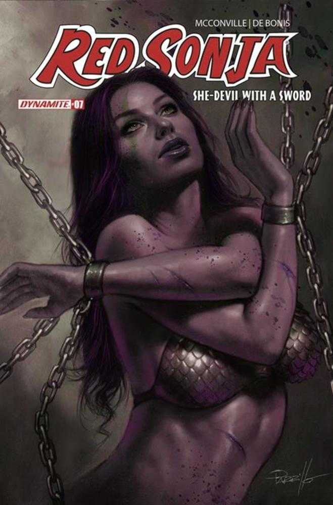 Red Sonja She Devil With A Sword #7 Cover L Lucio Parrillo Ultraviolet Variant
