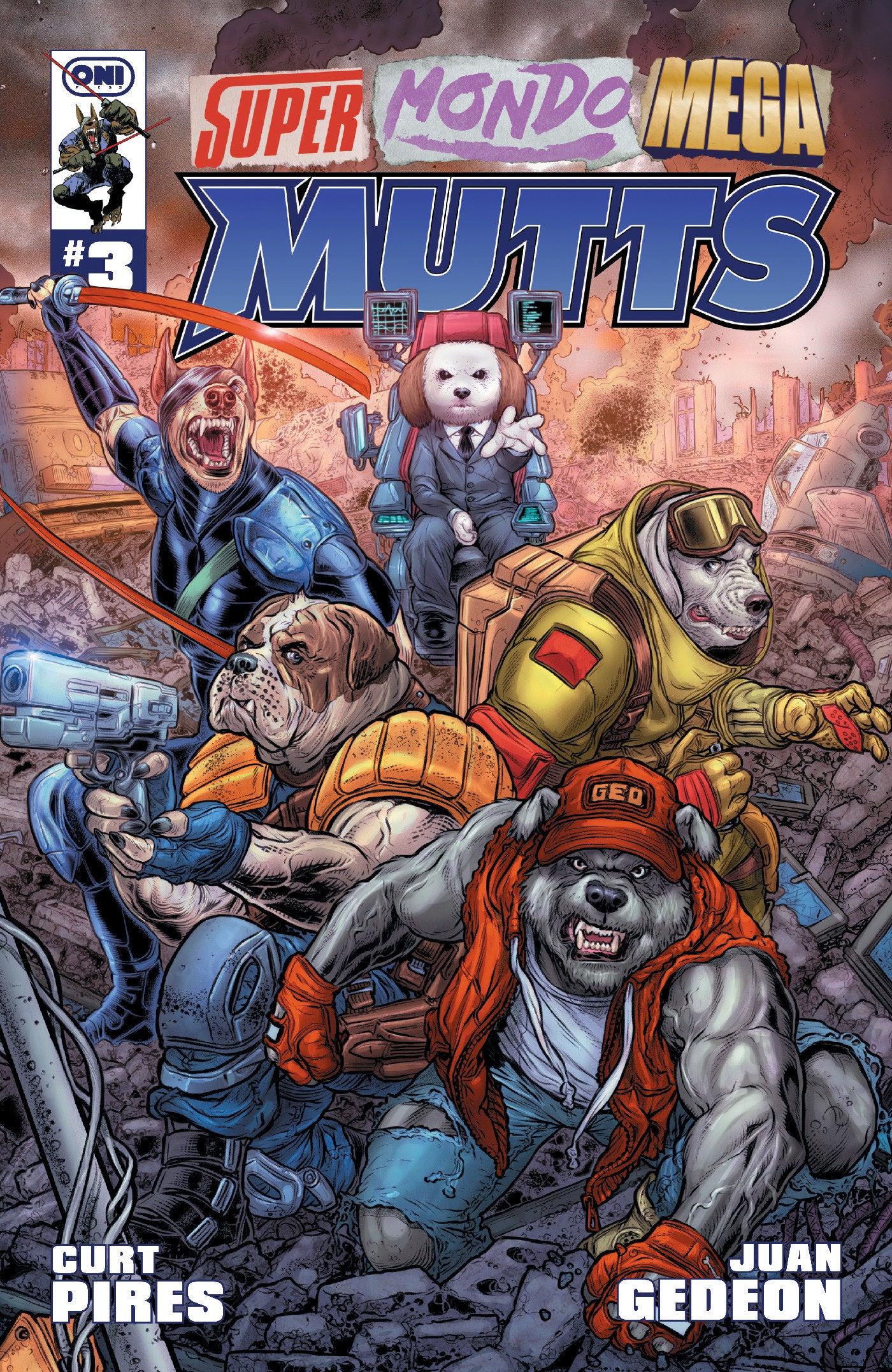 Super Mondo Mega Mutts #3 Cover C Juan Jose Ryp Variant