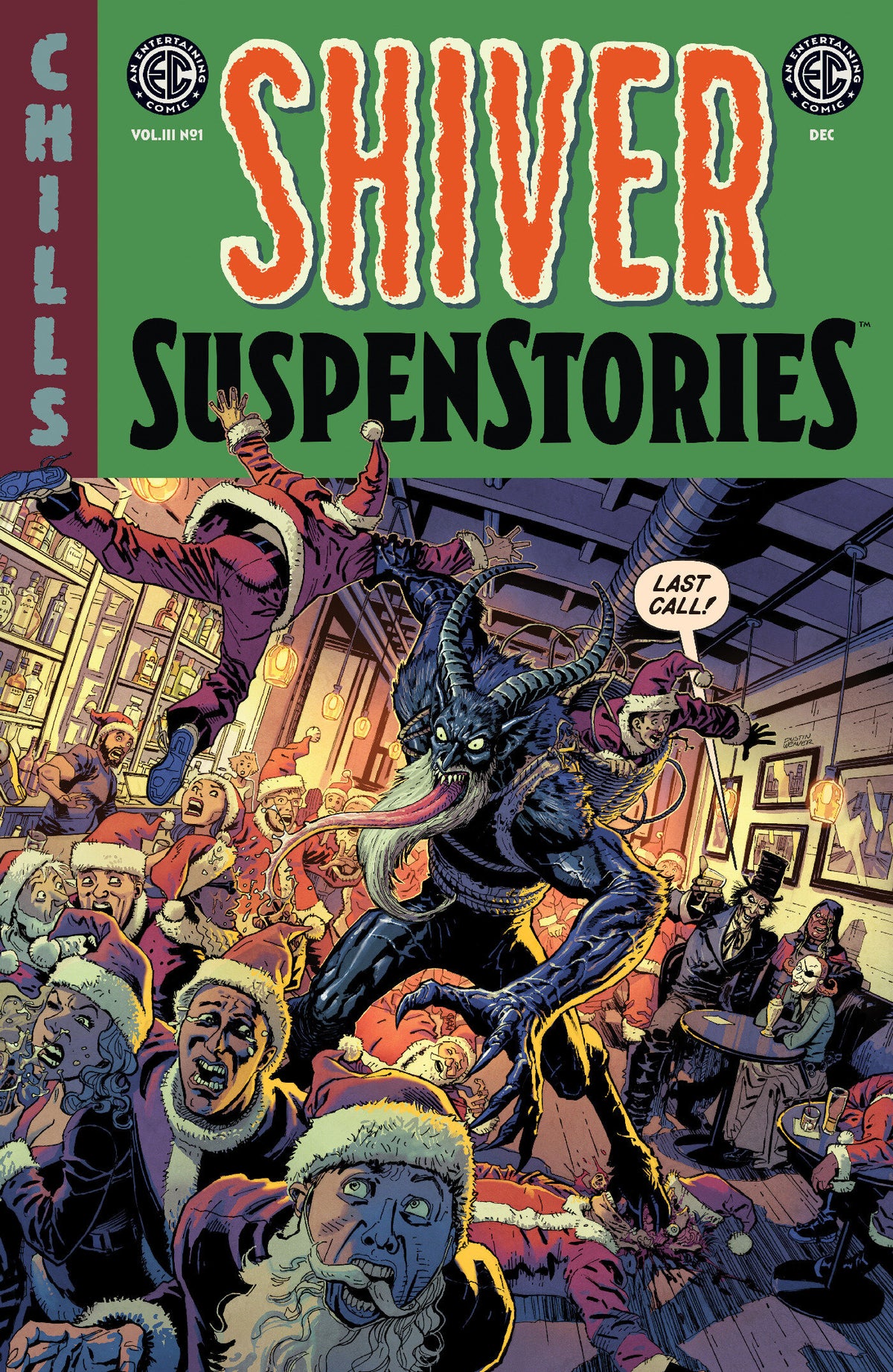 EC Shiver Suspen Stories 3 #1 Cover A Dustin Weaver