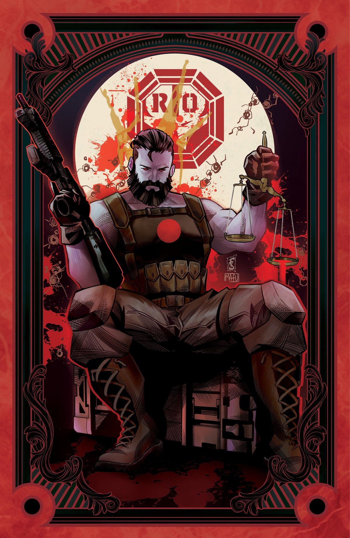 Valiant Beyond: Bloodshot #7 Toy Soldiers #1 Variant B (Sabbatini Full Art Tarot Variant)