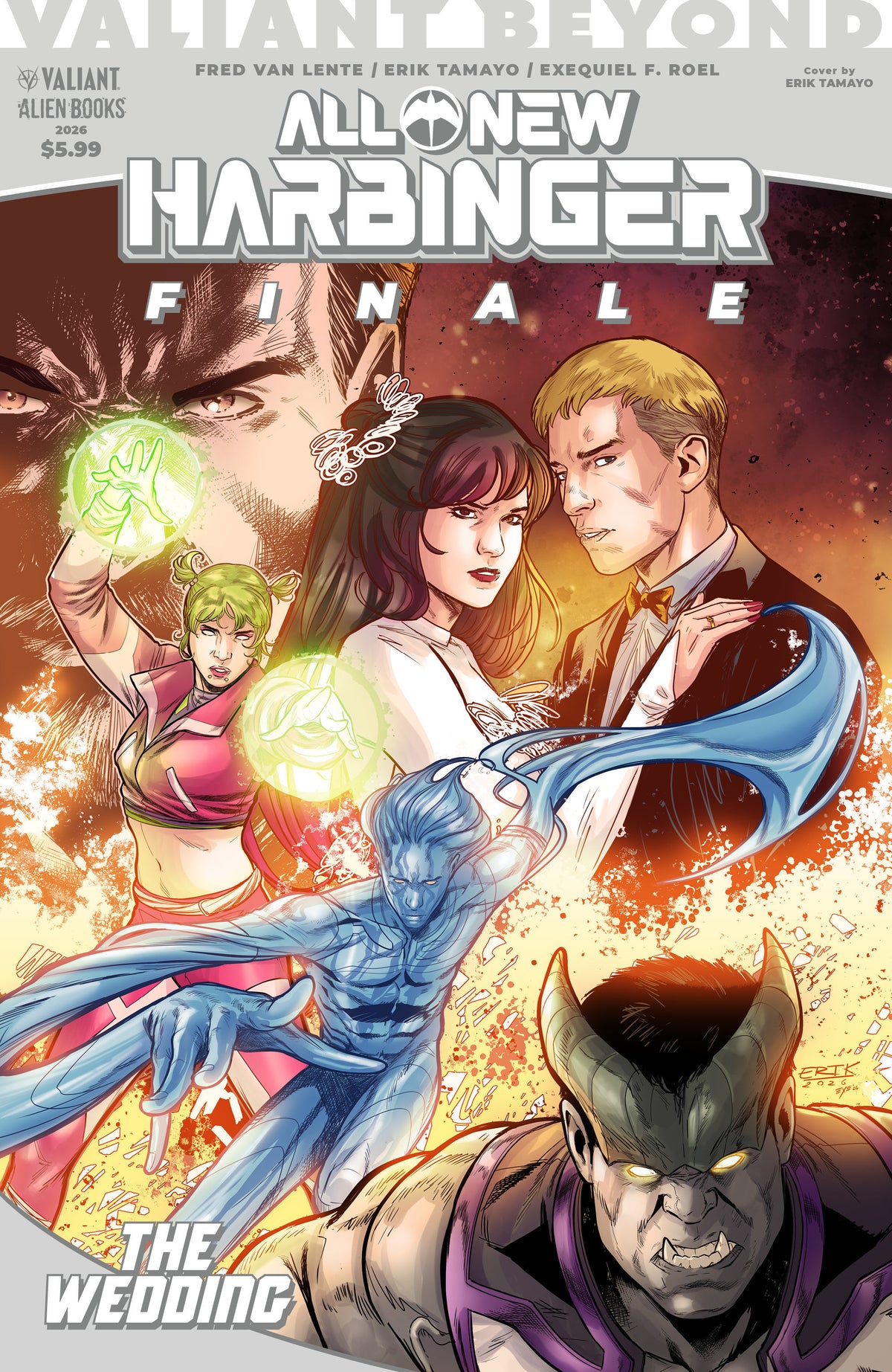 Valiant Beyond: All New Harbinger Finale The Wedding Cover A (Tamayo)
