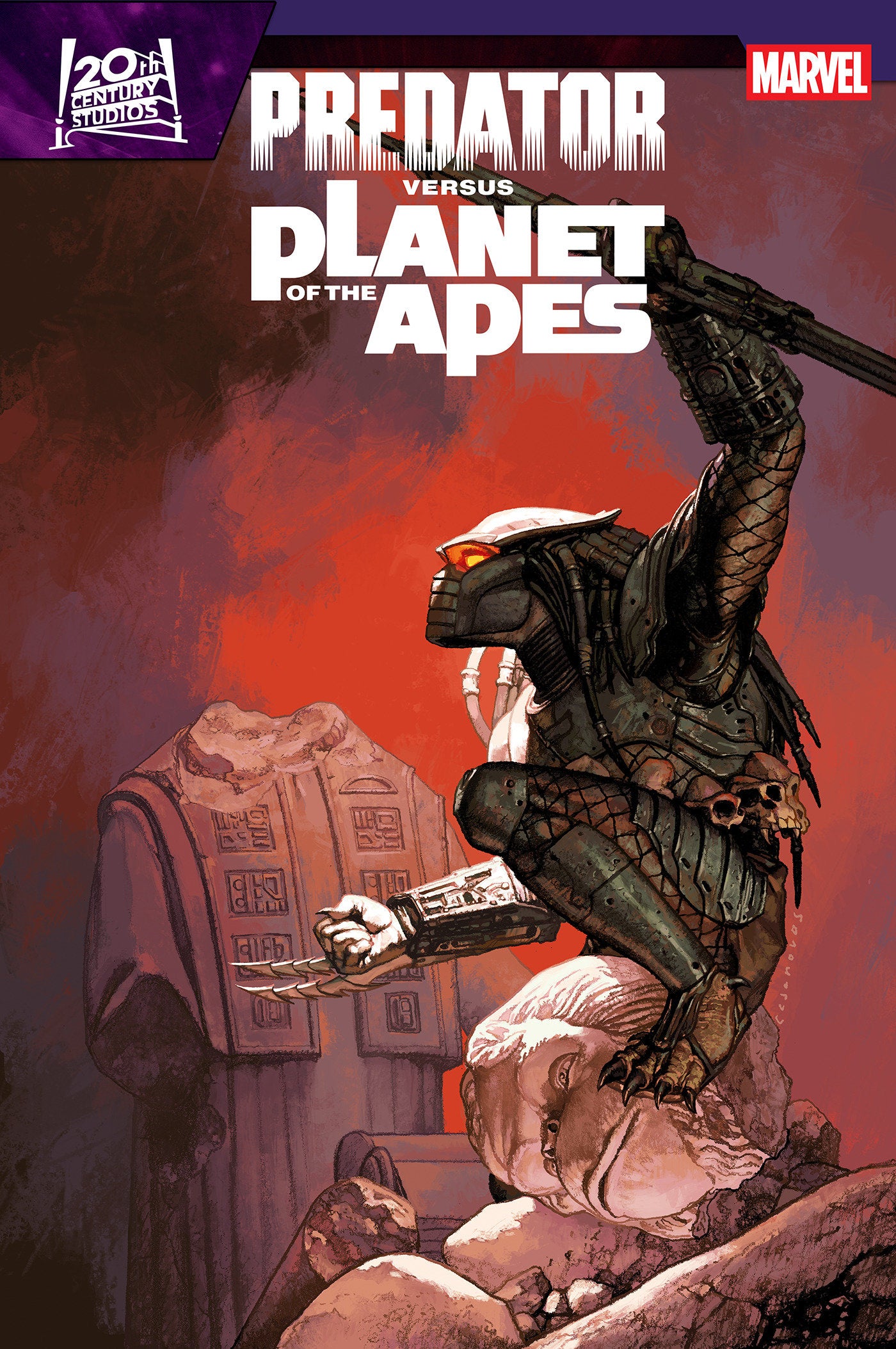 Predator vs. The Planet Of The Apes #3 Josemaria Casanovas Variant