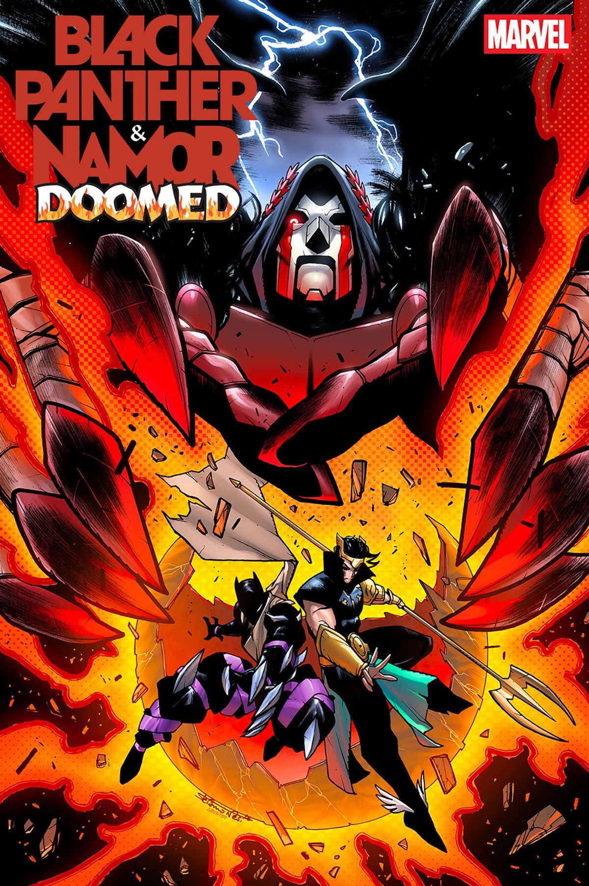 Black Panther/Namor: Doomed #2 Stefano Nesi Variant