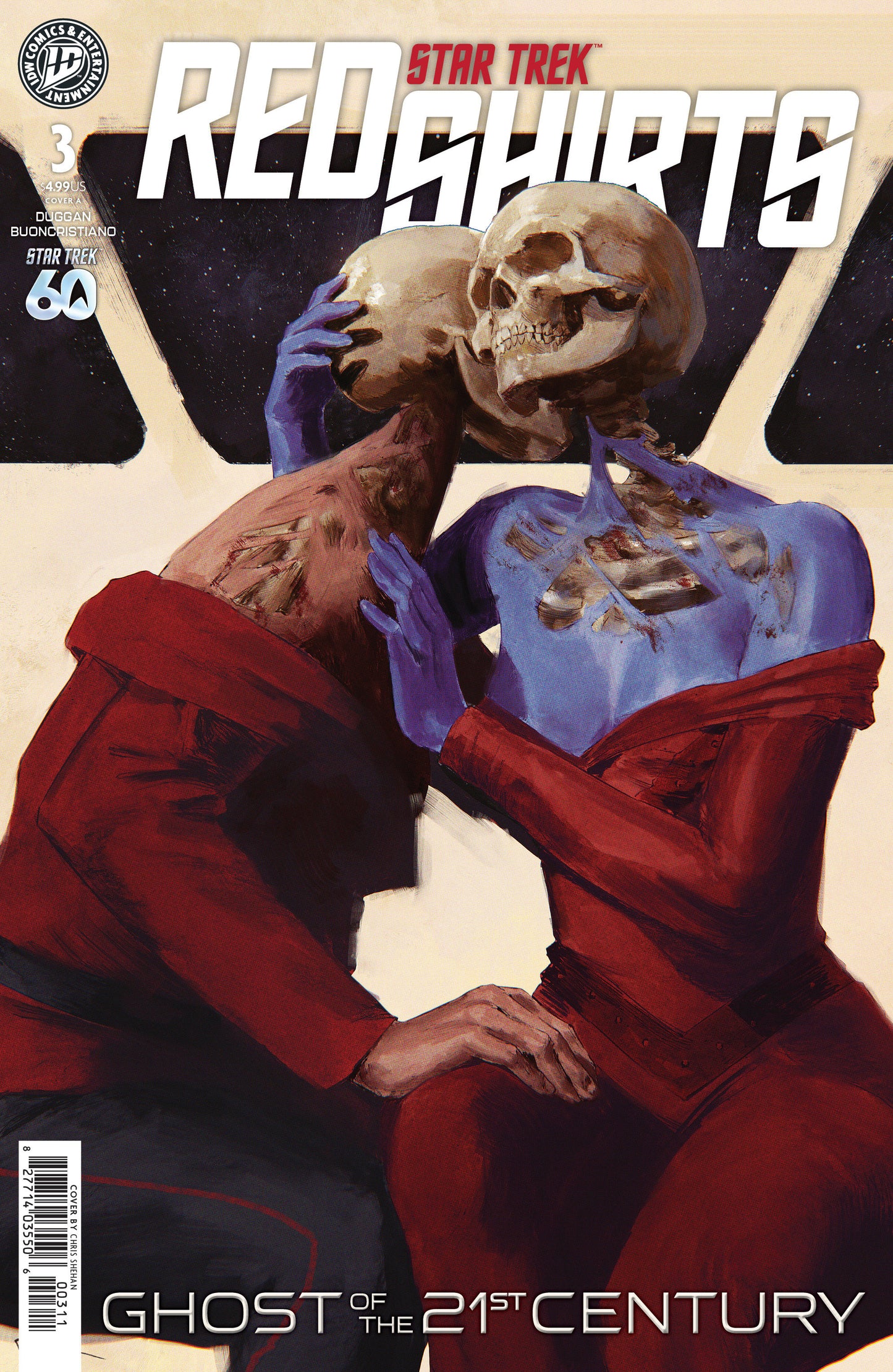 Star Trek: Red Shirts Ghost Of The 21st Century #3 Cover A (Shehan)