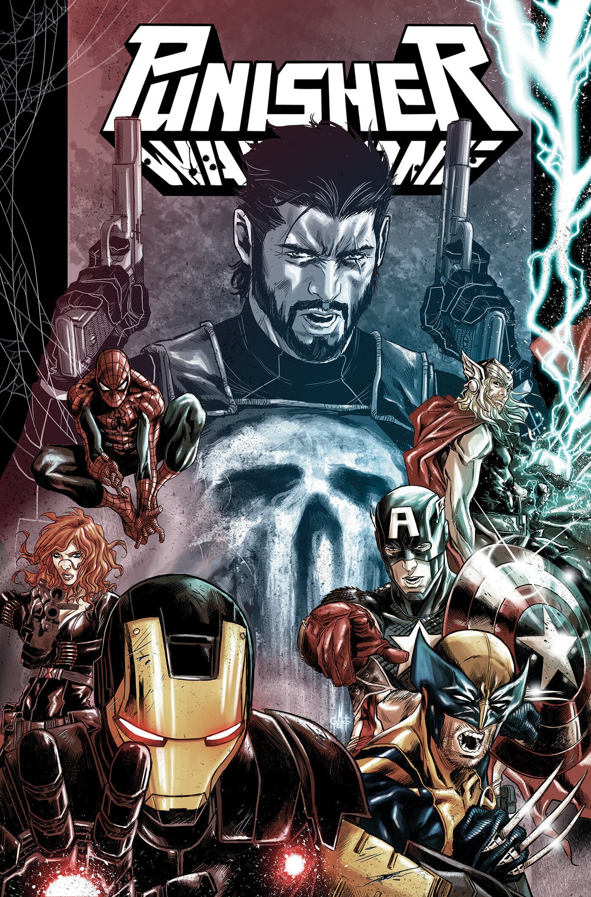 Punisher: Enter The War Zone Omnibus Marco Checchetto Cover