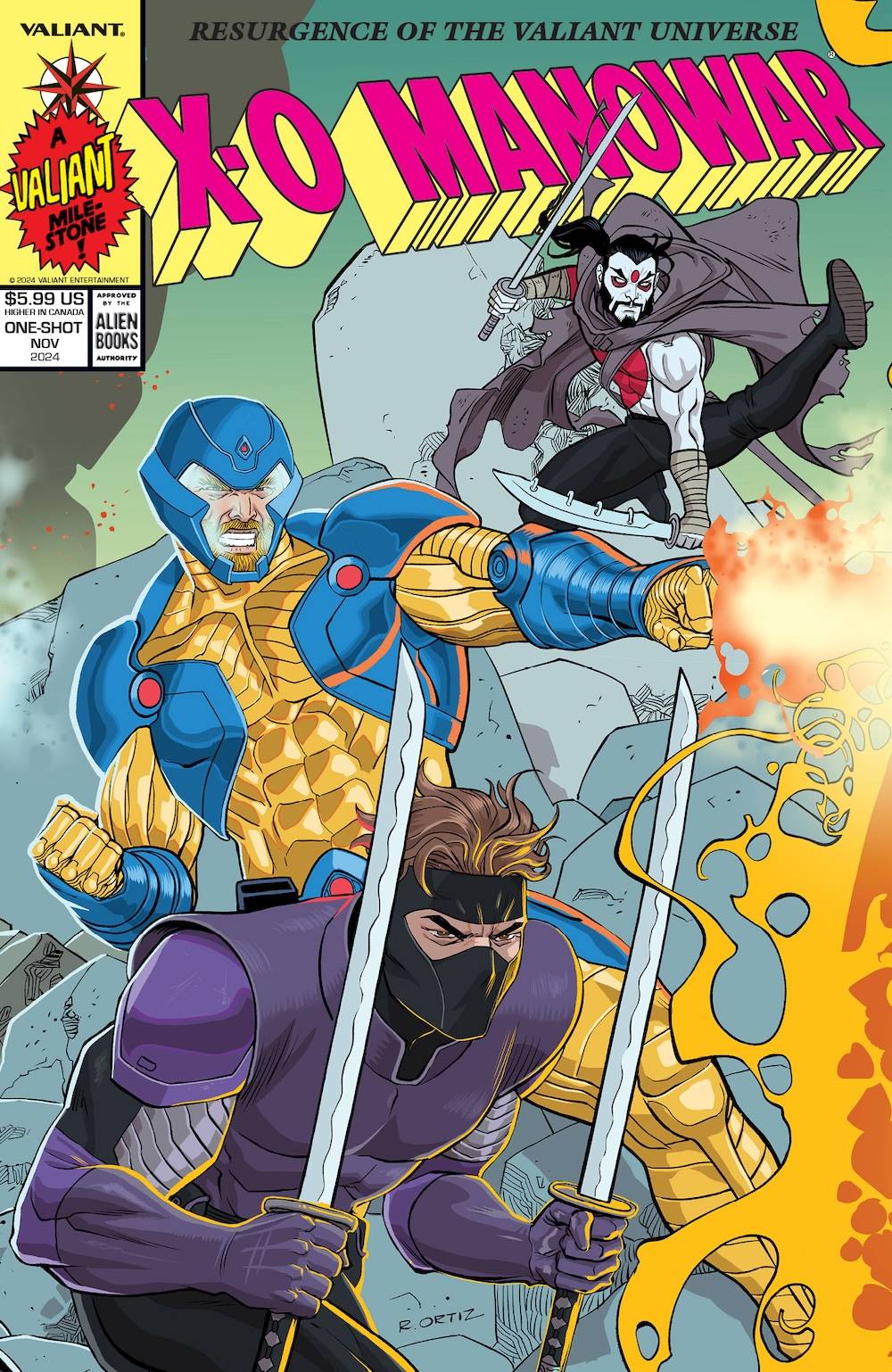 Resurgence X-O Manowar One Shot Cover C (X Variant) Ortiz