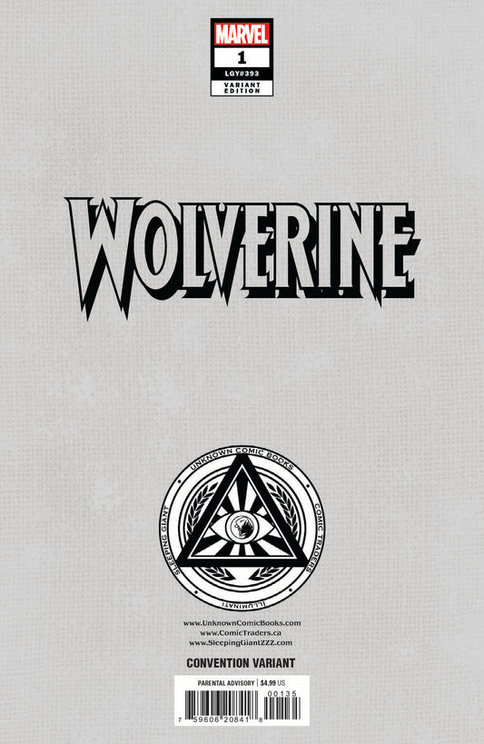 Wolverine #1 Unknown Comics Dell’Otto Exclusive Virgin Convention NYCC 2024 Var (10/23/2024)