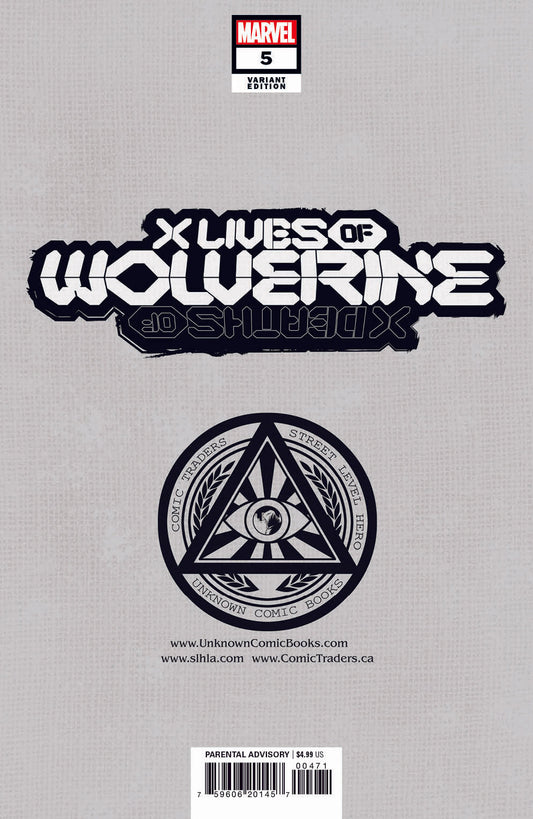 X Lives Of Wolverine 5 Unknown Comics Marco Turini Exclusive Var (03/16/2022)