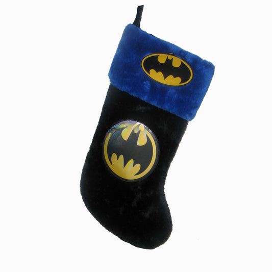 19"BATMAN LOGO APPLIQUE STOCKING