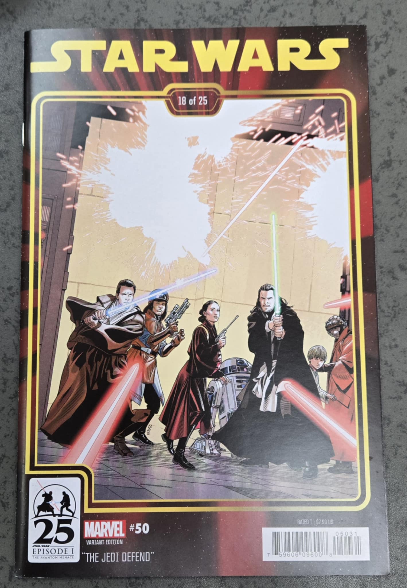 Star Wars #50 Chris Sprouse The Phantom Menace 25th Anniversary Variant