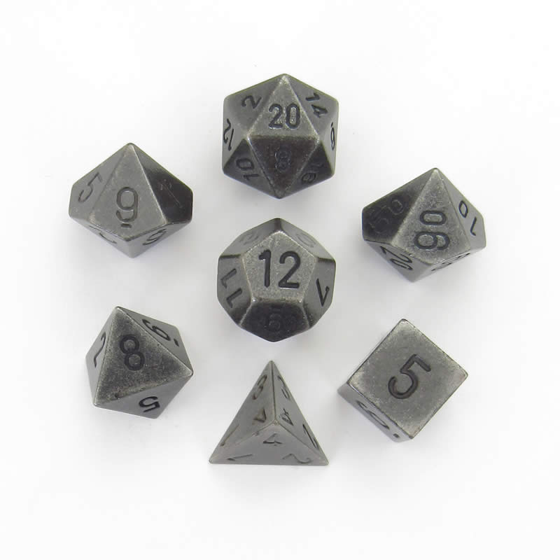 Chessex Dice - Metal - Dark Metal