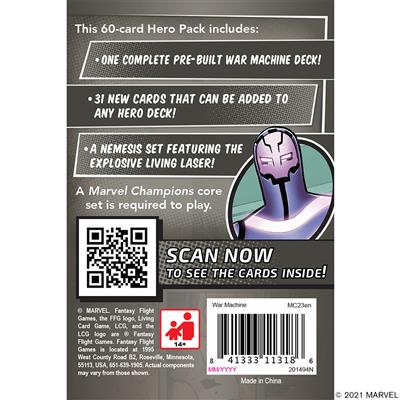 Marvel Champions LCG: War Machine Hero Pack