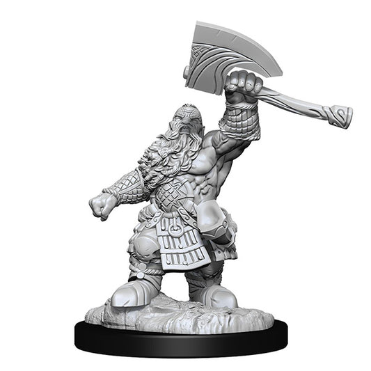 MTG Minis: Wave 2 - Dwarf Fighter Male & Dwarf Cleric Female