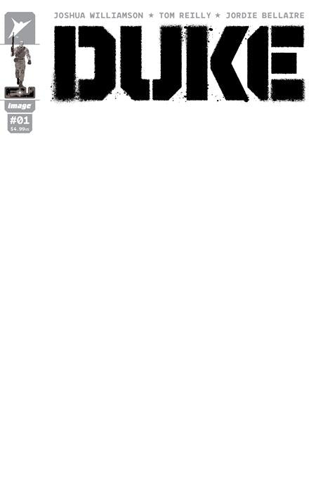 Duke #1 (Of 5) Cover G Blank Sketch Variant