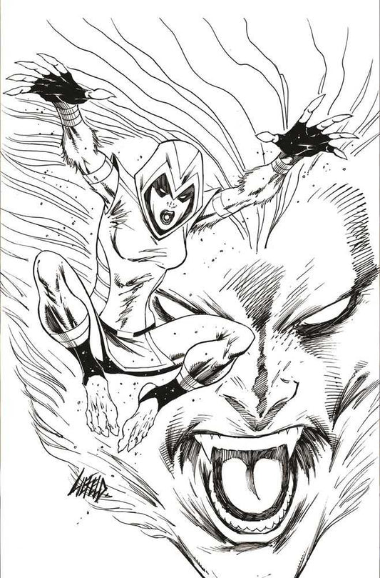 Thundercats #4 Cover Zd 11 Copy Foc Variant Edition Liefeld Black & White Virgin