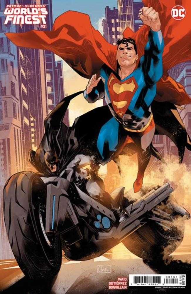 Batman Superman Worlds Finest #31 Cover C Edwin Galmon Card Stock Variant