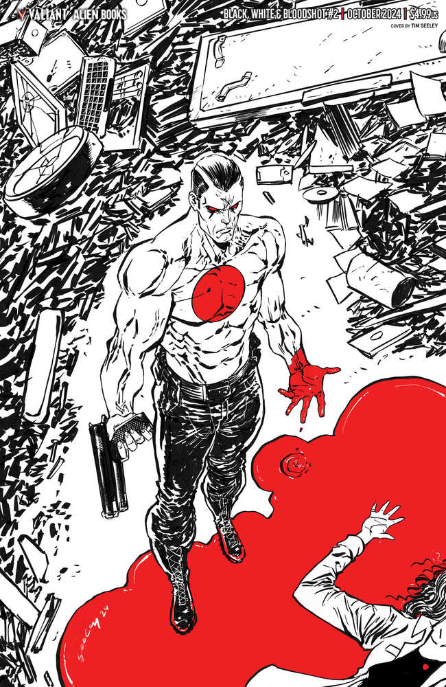 Black White & Bloodshot #2 (Of 4) Cover E Seeley Virgin (Mature)