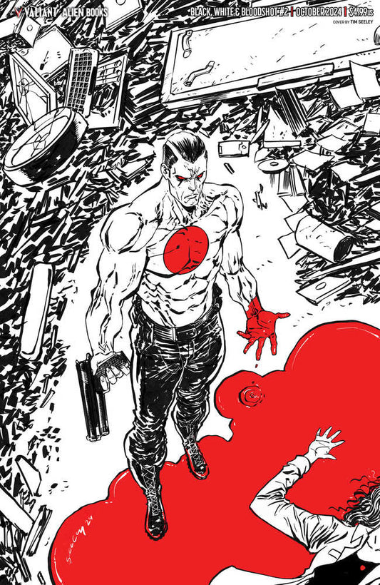 Black White & Bloodshot #2 (Of 4) Cover E Seeley Virgin (Mature)