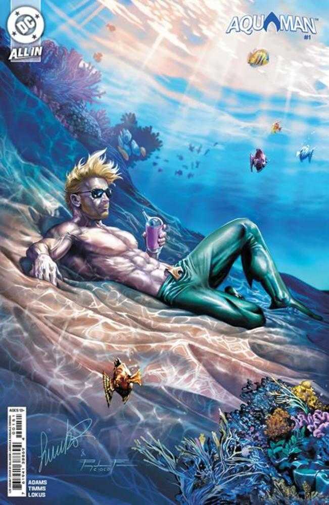 Aquaman #1 Cover F 1:25 Salvador Larroca Card Stock Variant