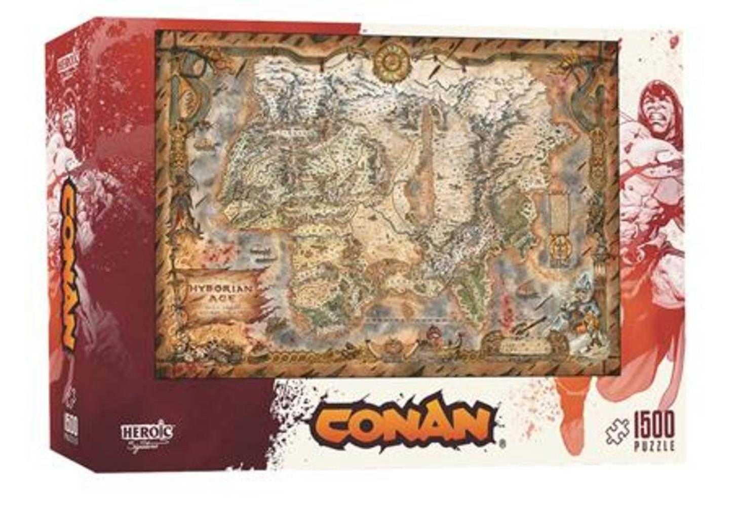 Conan Hyborian Age Map Puzzle Previously Offered Thru Diamond