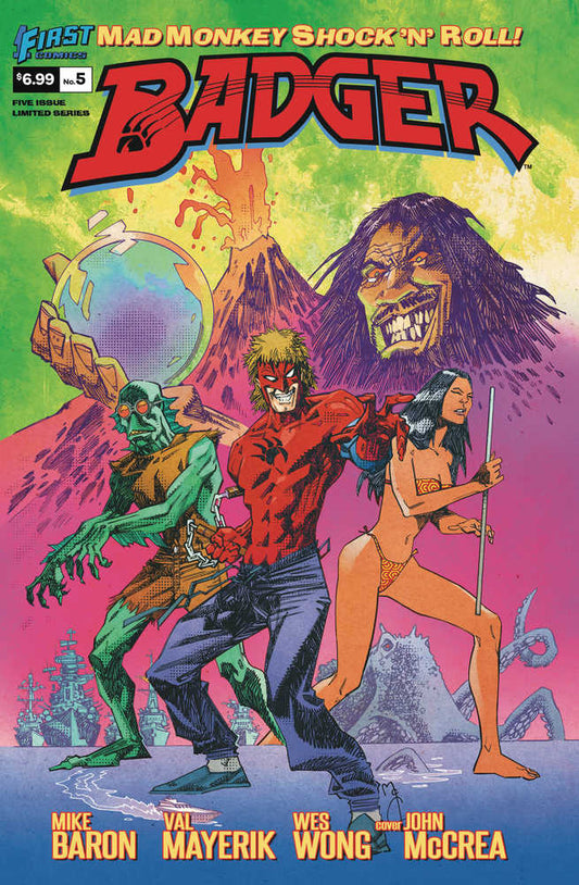 Badger Mad Monkey Shock N Roll #5 (Of 5)