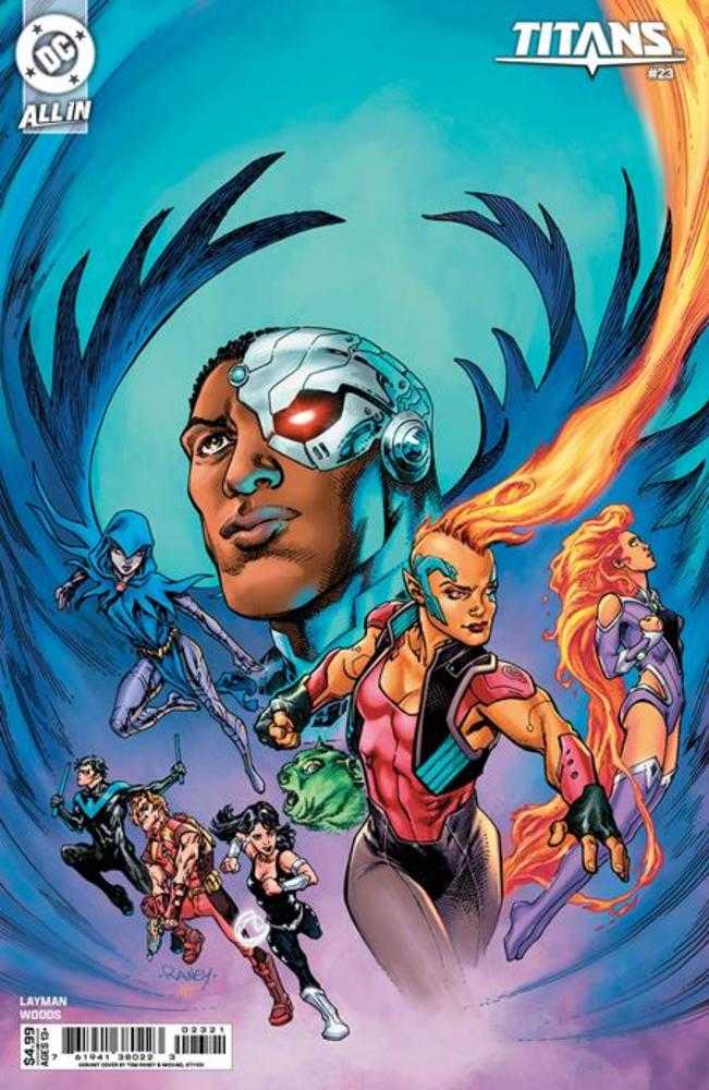 Titans #23 Cover B Tom Raney Card Stock Variant