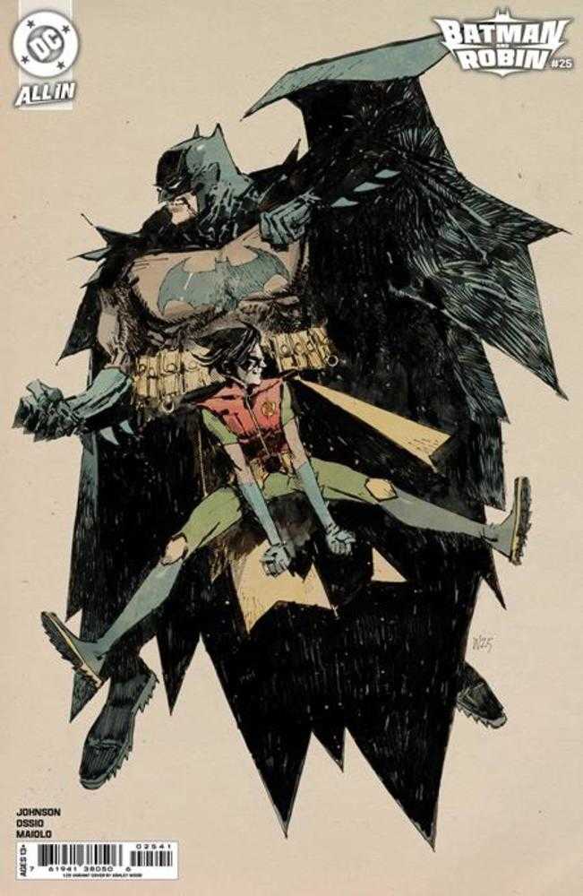 Batman And Robin #25 Cover G 1 in 25 Ashley Wood Card Stock Variant