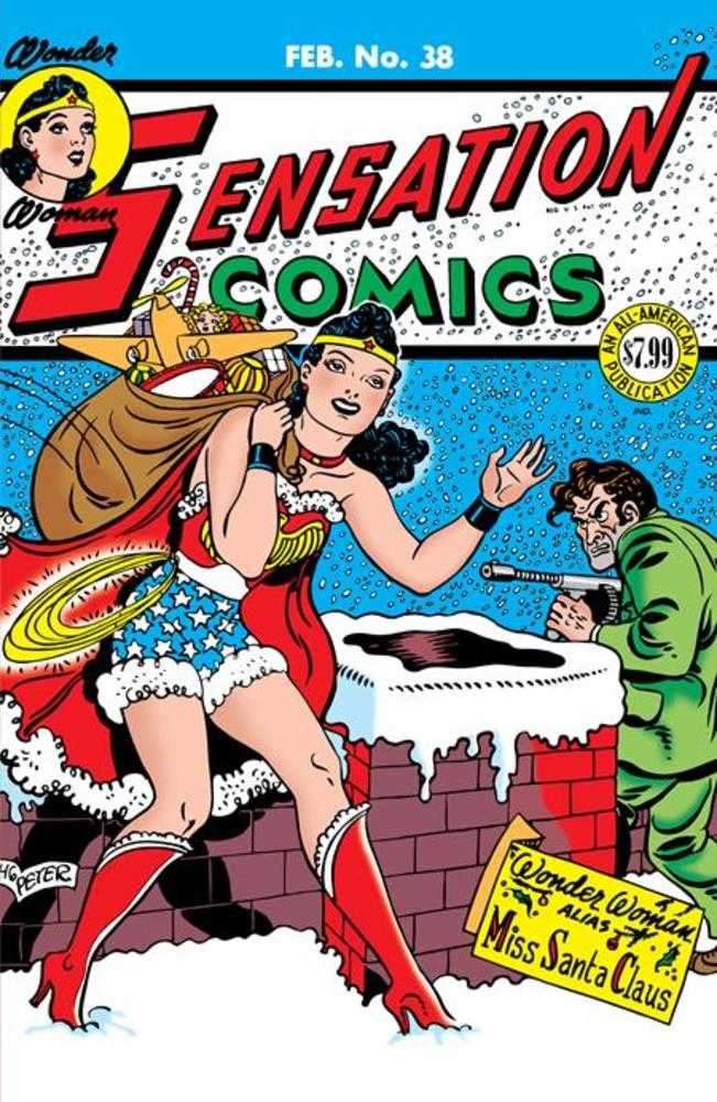 Sensation Comics #38 Facsimile Edition Cover B Harry G Peter Foil Variant