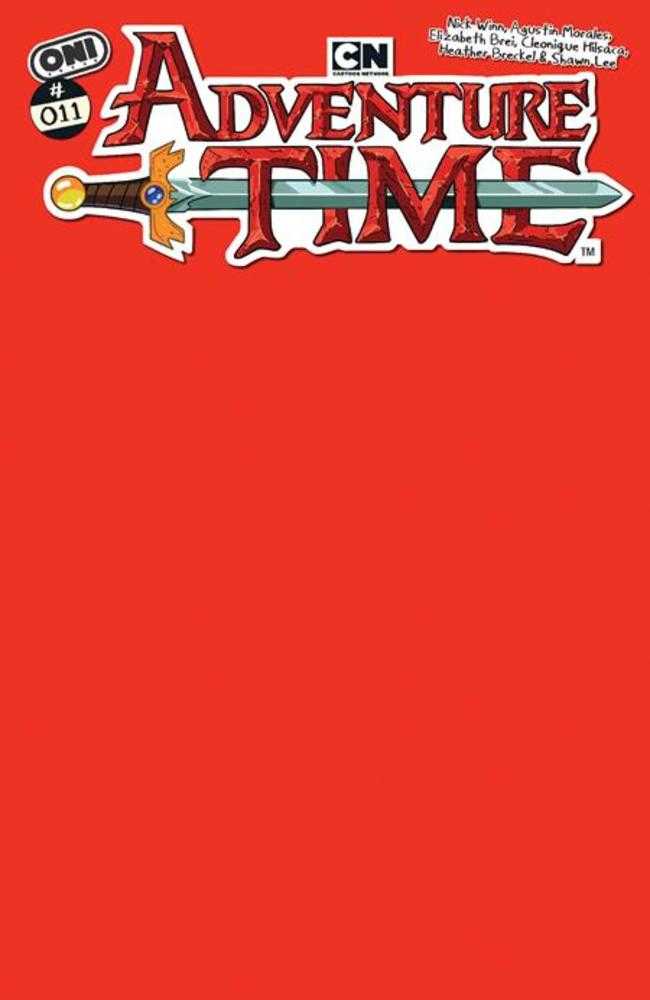 Adventure Time (2025) #11 Cover C Flame Princess Red Blank Sketch Variant