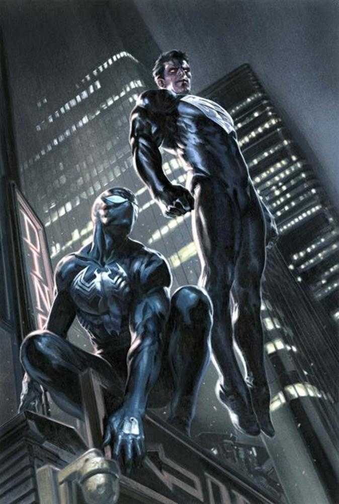 DC Marvel Superman Spider-Man #1 (One Shot) Cover G Gabriele Dell Otto Superman Black & Spider-Man Black Card Stock Variant