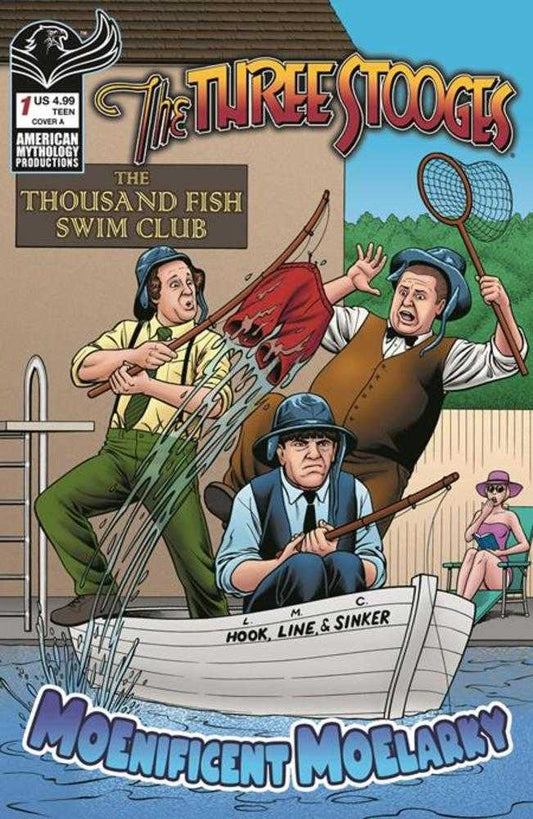 Three Stooges Moenificent Moelarky #1 Cover A Fraim Brothers