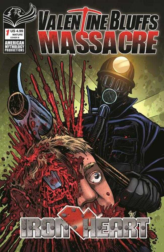 Valentine Bluffs Massacre Iron Heart #1 (Of 2) Cover B Buz Hasson Variant (Mature)